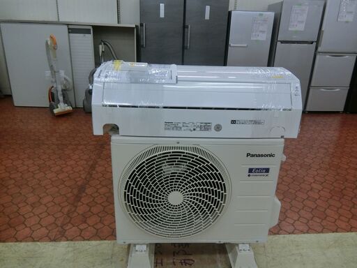 ID 511576　エアコン2.2K　パナソニック　２０２２年　６～８畳用　冷暖　CS-F22DZ-W