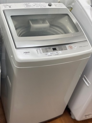 送料・設置込み可　洗濯機　7kg AQUA 2020年