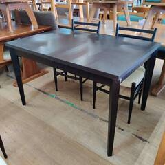 【愛品倶楽部柏店】Francfranc 伸長式ダイニング5点セット セシル/不明