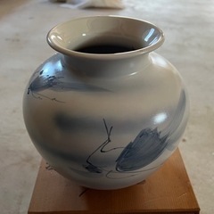 九谷焼　阿古作　花瓶