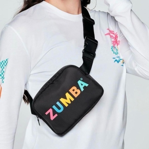☆新品☆Zumba Vacay Waist Bag - Bold Black ショルダーバッグ