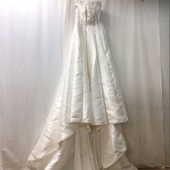 ☆S12065【ウエディングドレス 】フィッシュテイルドレス 刺繍 ビーズ 11号