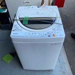 東芝　洗濯機　6kg　家電 生活家電 洗濯機