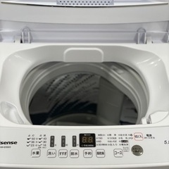 送料・設置込み可　洗濯機　5.5kg  Hisense 2020年