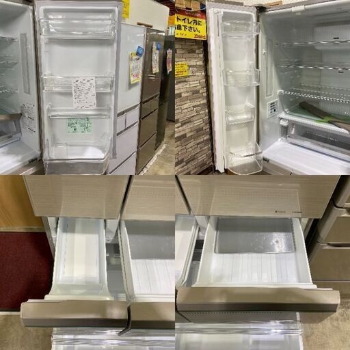 【美品】SHARP 冷蔵庫 家庭用　大型 501L 2016年 SHARP 冷蔵庫 家庭用大型 501L 2016年