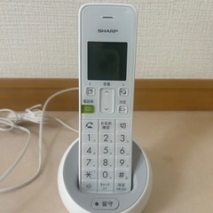 SHARP 電話機　コードレス　子機