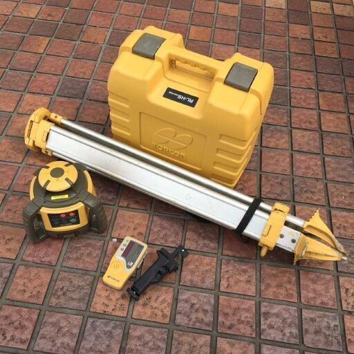TOPCON RL-H5A ローテーティングレーザー 受光器・三脚付き【市川行徳店】【店頭取引限定】【中古】管理番号：IT0N1AI1HD88