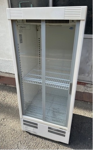 【動確済み】業務用 SANYO 冷蔵ショーケース SMR-H138NA 214L 100V 600×550×1395 縦型ショーケース ドリンク冷蔵 厨房 瓶ビール 大阪