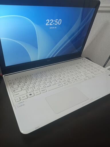 NEC白　高性能Core i7搭載 高速SSD480G　メモリ大容量8G　テンキー　大画面15.6インチ　 　カメラ内蔵　HDMI出力　USB3.0 Wifi対応