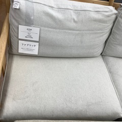 ACTUS 5人掛けソファー オーク材×布 LODGE ライトグレー　販売中！！