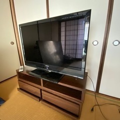 中古美品】40型テレビ、Blu-rayプレイヤー、テレビスタンドセット