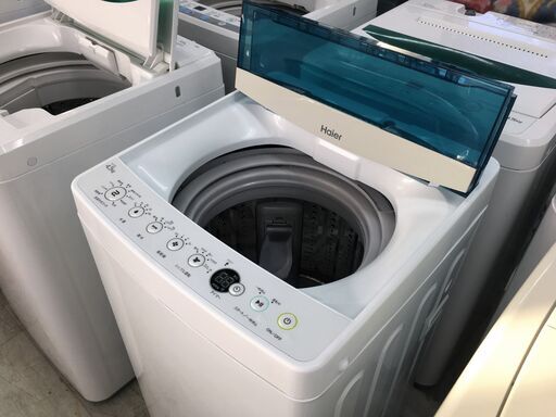 洗濯機の分解クリーニング行っています！配送設置込み2019年製ハイアール4.5K分解クリーニング済み