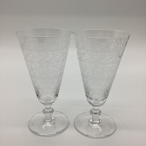 取りに来られる方限定！！　Baccarat   シャンパンフルート　ローハン　2Pセット