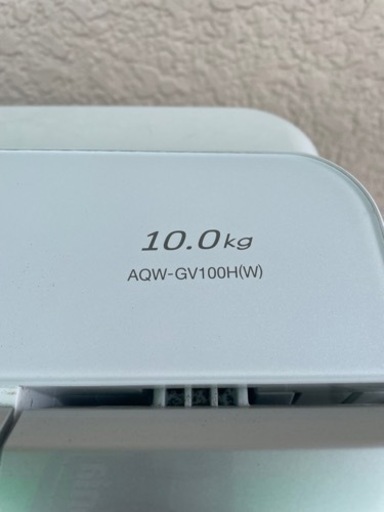 大容量！【美品】2019年製 AQUA 全自動洗濯機 10kg ホワイト色