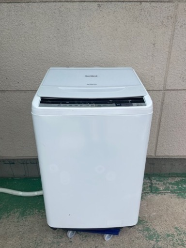 【美品】2017年製　日立　BEAT WASH　8kg 　ビートウォッシュ　白色