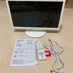 シャープ AQUOS LC-19P5テレビ