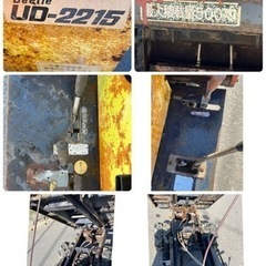 乗用　運搬車　4輪　タナカ　TANAKA UD-2215 リフト& ダンプ　昇降　三菱　GM291L 8馬力デフロック付 セル付　500kg 乗用 運搬車 4輪 タナカ TANAKA UD-2215 リフト& ダンプ 昇降 三菱