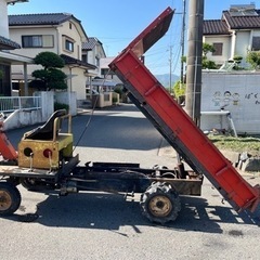 乗用　運搬車　4輪　タナカ　TANAKA UD-2215 リフト& ダンプ　昇降　三菱　GM291L 8馬力デフロック付 セル付　500kg 乗用 運搬車 4輪 タナカ TANAKA UD-2215 リフト& ダンプ 昇降 三菱