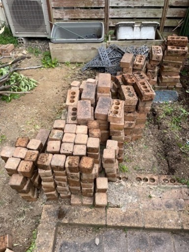 【取引完了】花壇用ガーデニング家庭菜園にも⭐︎ブロックレンガ大量お買い得