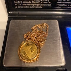 純金メダル　24k  18kネックレス
