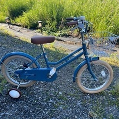 16インチ子供用自転車　ブルー
