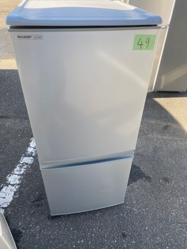 NO49❗️福岡市内配送無料 シャープ冷蔵庫137L  SJ-14VR-S