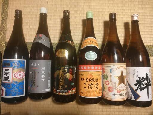 【新品・未開栓】一升瓶のお酒6本