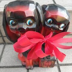昭和レトロ　犬　人形　貯金箱