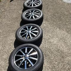 最終出品軽自動車用アルミ付きタイヤ