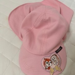 子ども園　保育園　ピンク色帽子
