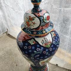 有田焼 金龍窯 博山作 飾壷