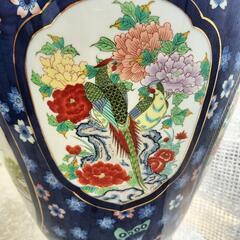 有田焼　金龍窯　博山作　飾壷