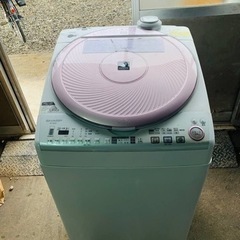 シャープ 電気洗濯乾燥機 ES-TX820-P 