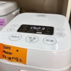🟪炊飯器22  Haier 2022年製 