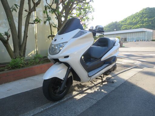 ヤマハ　マジェスティ250(SG03J)　実働中古車　バッテリーフル充電済　人気の5連メーター　社外マフラー　ナンバー登録書類有り