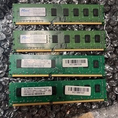 4GBメモリ　DDR3 4枚