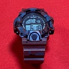 スポーツ　腕時計　迷彩柄　デジタル腕時計　動作品　607ー…