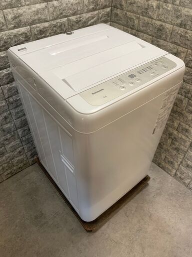 大阪限定配送★3ヶ月保証★洗濯機★パナソニック★2021年★5㎏★NA-F50B15J★S-882