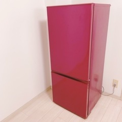 冷蔵庫　アクア　ハイアール　ノンフロン　2015年製　184L レッド　赤　家電 キッチン家電 冷蔵庫