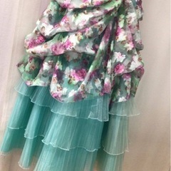 ★S12066【カラードレス 】ウェディングドレス 花柄 キャバ嬢ドレス ☆S12066【カラードレス 】ウェディングドレス 花柄 キャバ嬢ドレス