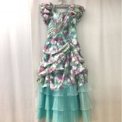 ★S12066【カラードレス 】ウェディングドレス 花柄 キャバ...