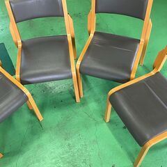 【ネット決済】内田洋行　椅子　グレー　４脚　中古品
