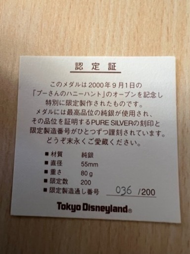 プーさん・ハニーハント⭐︎オープン記念メダル - 和皿 