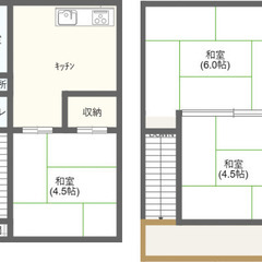 【初期費用0円！】大和田駅から徒歩7分の駅近3Kテラスハウスです！