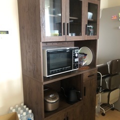 【2021年購入】食器棚（キッチンボード）　W90×H180×D45