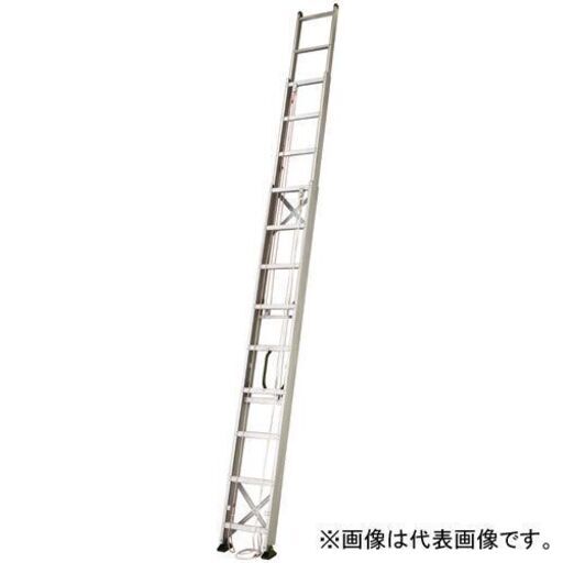 未使用　長谷川工業　アルミ合金製伸縮形はしご HD3-60　5900mm-2470　使用角度75℃　作業　DIY