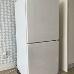 ユーイング ノンフロン冷凍冷蔵庫110L