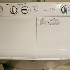 ハイアール　二層式洗濯機　8ヶ月使用