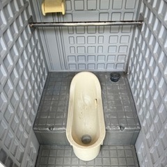 仮設トイレ(和式)