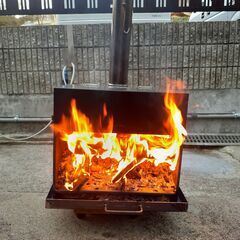 石焼き芋焼き器　オリジナル製品　キャンプ　焚火　バーベキュー　ア...